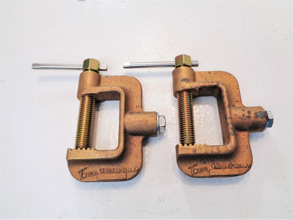 Lot of (2) Tweco 600A Ground Clamp #GC-600-50